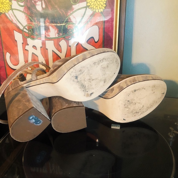 Free People Velvet Remi Platform Heels - Picture 8 of 9